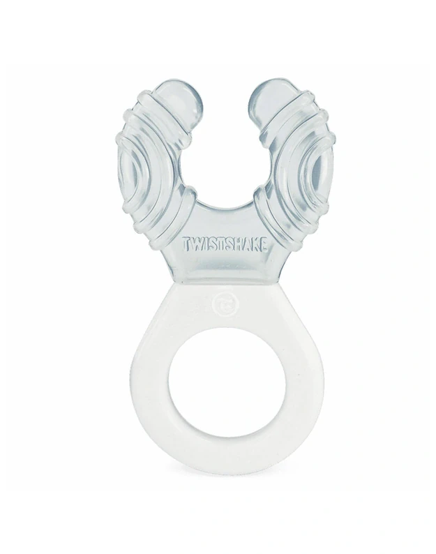 Twistshake Cooling Teether for Babies – White, 2+ Months (78237)