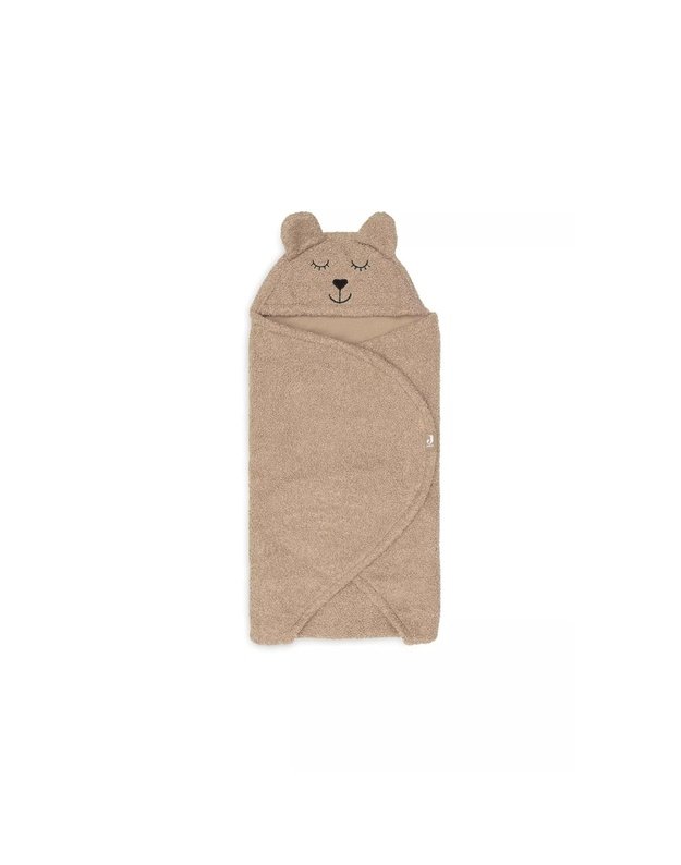 Jollein Bear Boucle Biscuit Baby Wrap Blanket 