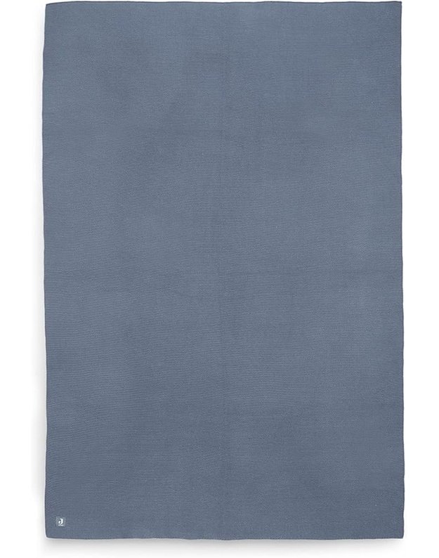 Jollein antklodė Basic Knit Jeans Blue 100x150 cm