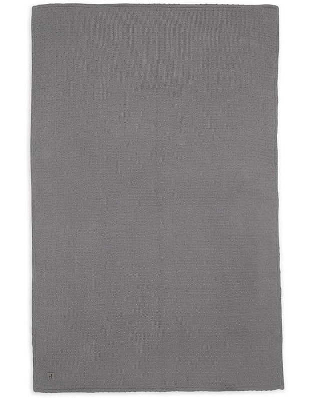 Jollein pledas Bliss Knit Teddy Storm Grey 75x100 cm