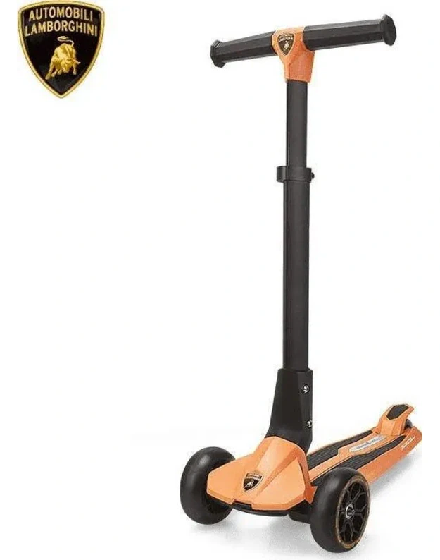 KickNRoll Lamborghini L1 Orange 3-Wheel Scooter 