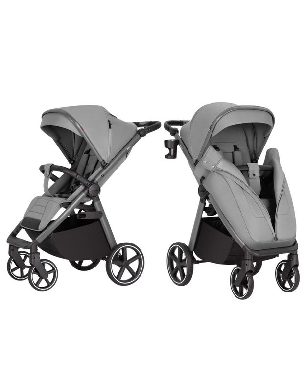 Sportinis vežimėlis Carrello Bravo SL Deluxe Shuttle Grey