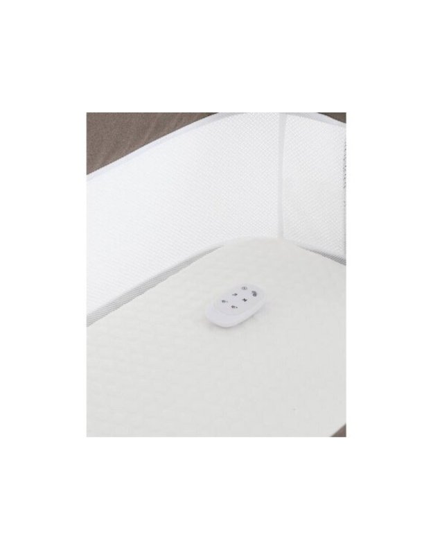 Oyster Wiggle Crib Co-Sleeper Carbonite