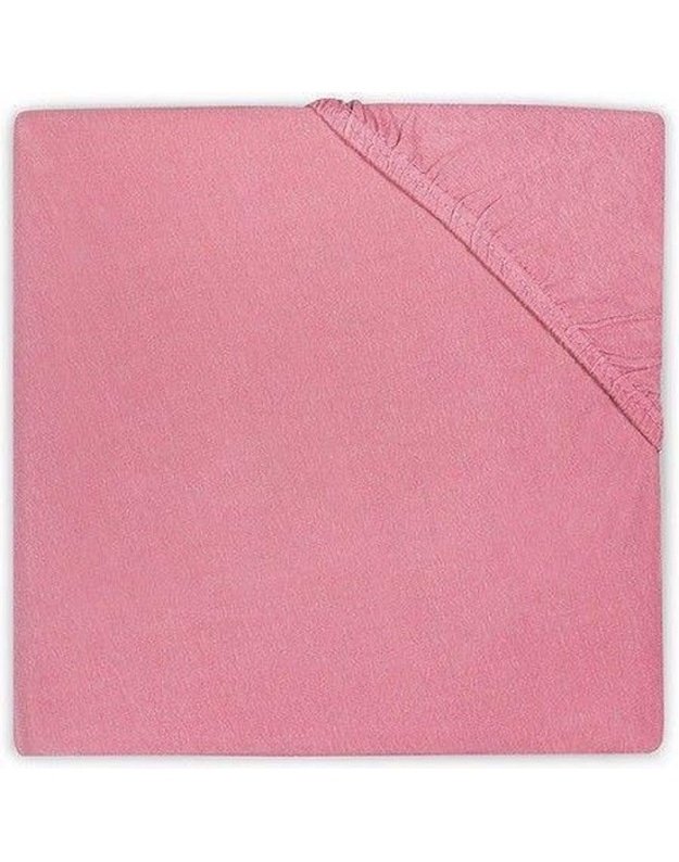 Jollein jersey paklodė kūdikio čiužiniui 40x80 cm Raspberry