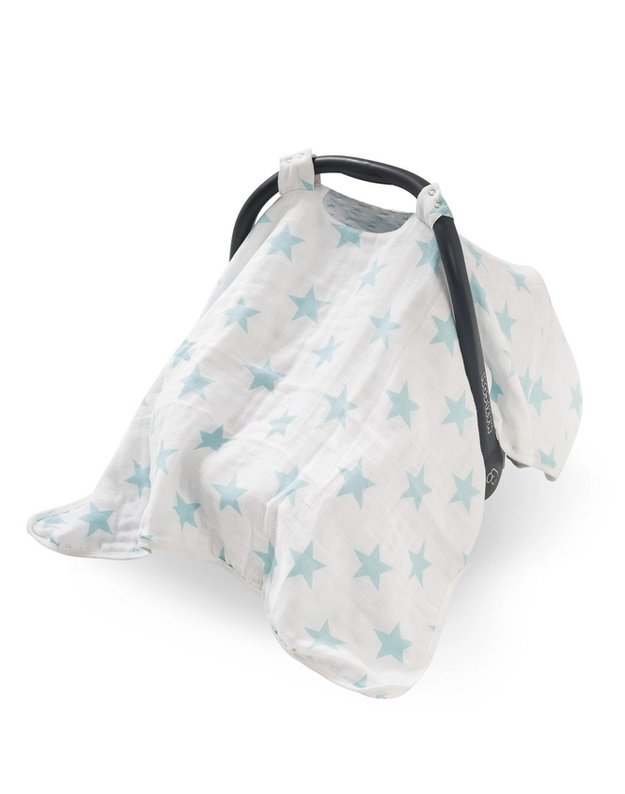 Jollein Jollein Little Star Jade Car Seat Canopy