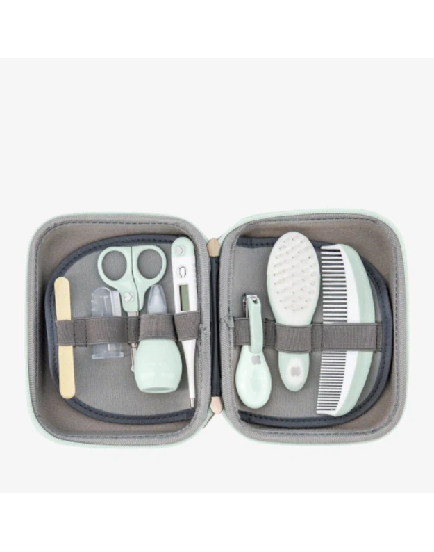 KikkaBoo Grooming Set kūdikio priežiūros rinkinys 8 dalių MINT