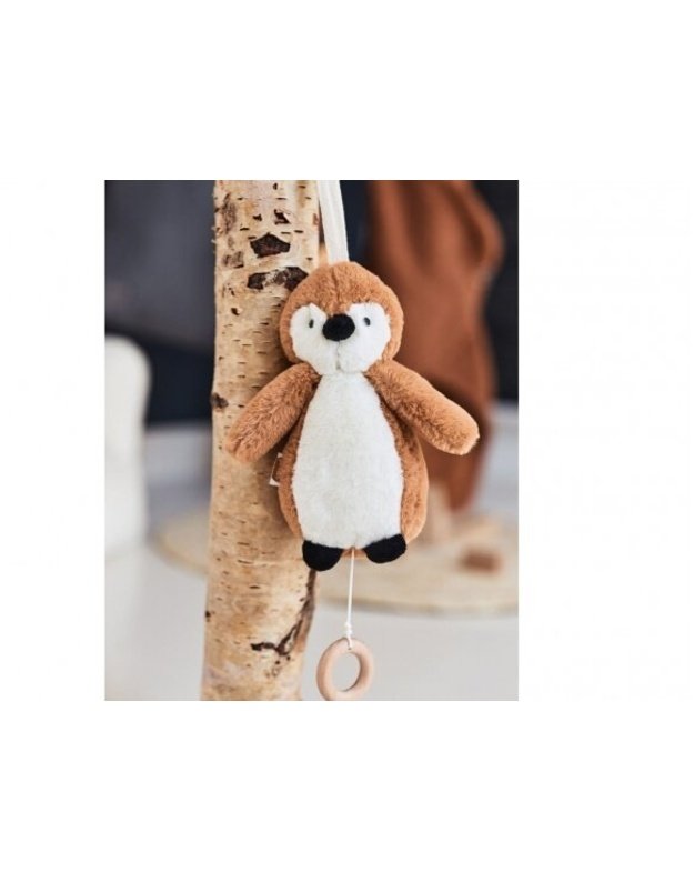 Jollein Musical Hanging Toy Pinguin Caramel 