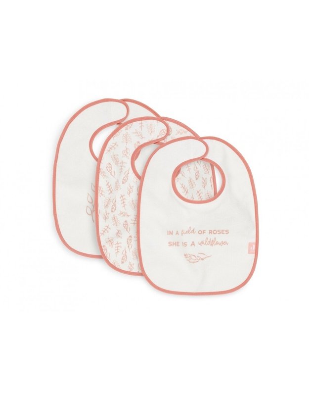 Jollein waterproof bib set Bib Meadow Rosewood 3 pcs.