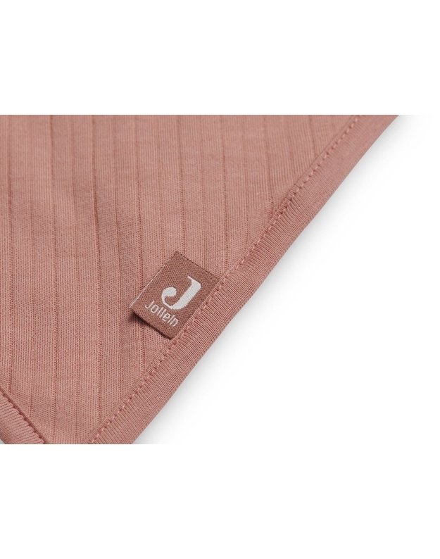 Jollein Bib Bandana Basic Stripe Rosewood 2 pcs.