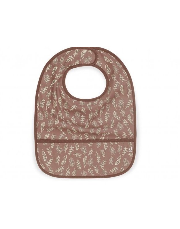 Jollein waterproof bib Bib with pocket Meadow Chestnut 2pcs.