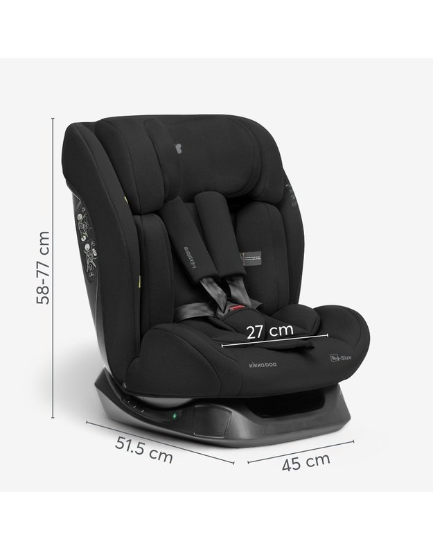 Car seat Kikka Boo i-Explore Dark Grey – i-Size (40-150 cm)