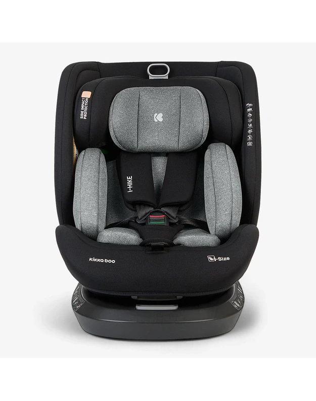Automobilinė kėdutė   Kikka Boo i-Hike Dark Grey &ndash; i-Size (40-150 cm)