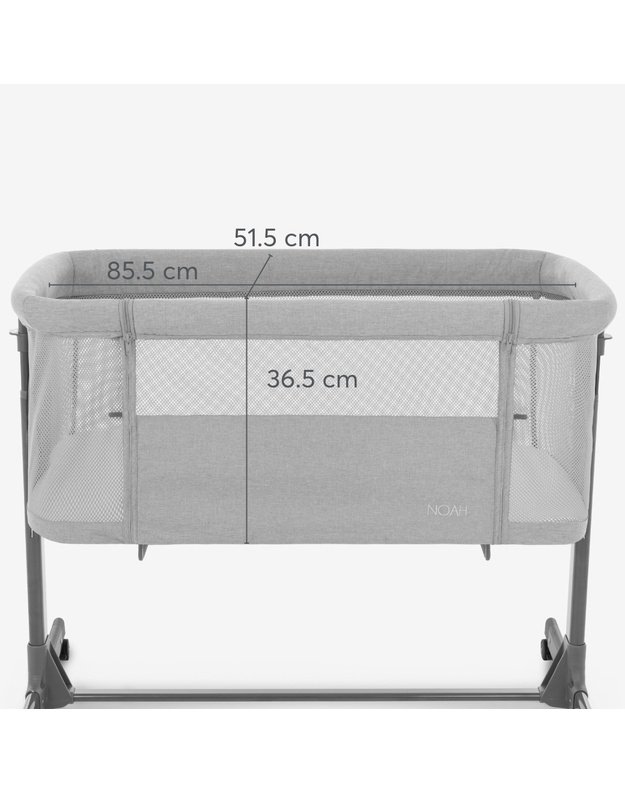 Baby Crib - Kikkaboo Noah Mint