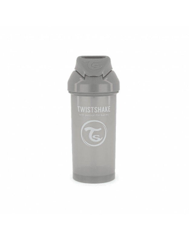 Twistshake Grey Straw Cup 360 ml from 6 months