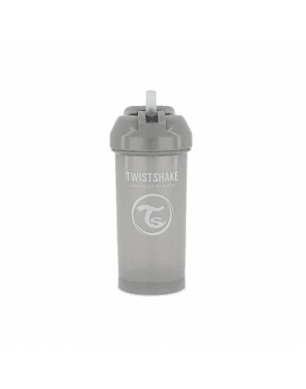 Twistshake Grey Straw Cup 360 ml from 6 months