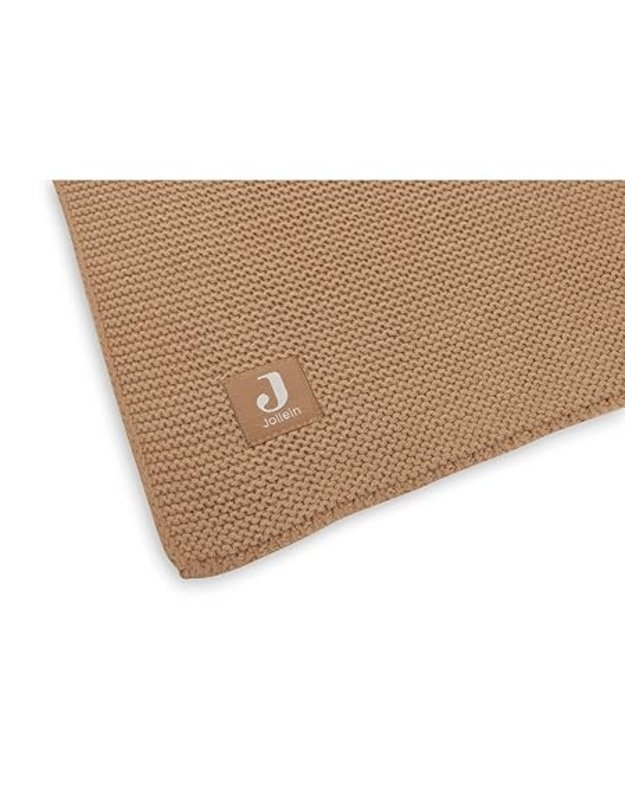 Jollein megztas pledas Basic Knit Biscuit 100x150 cm