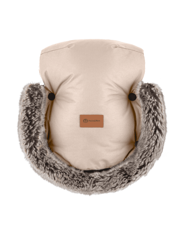 Petite&Mars Furry Gloves Rose Petal