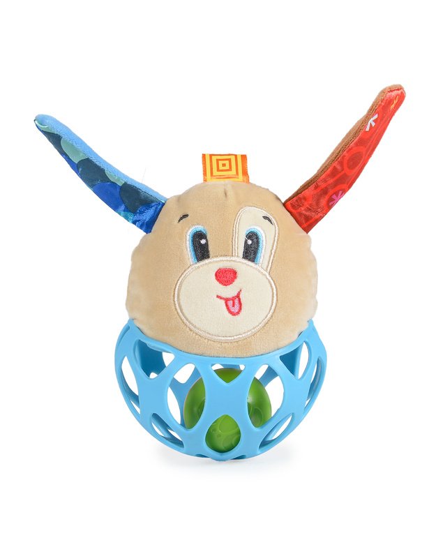 Bali Bazoo Plush Baby Rattle Dog 