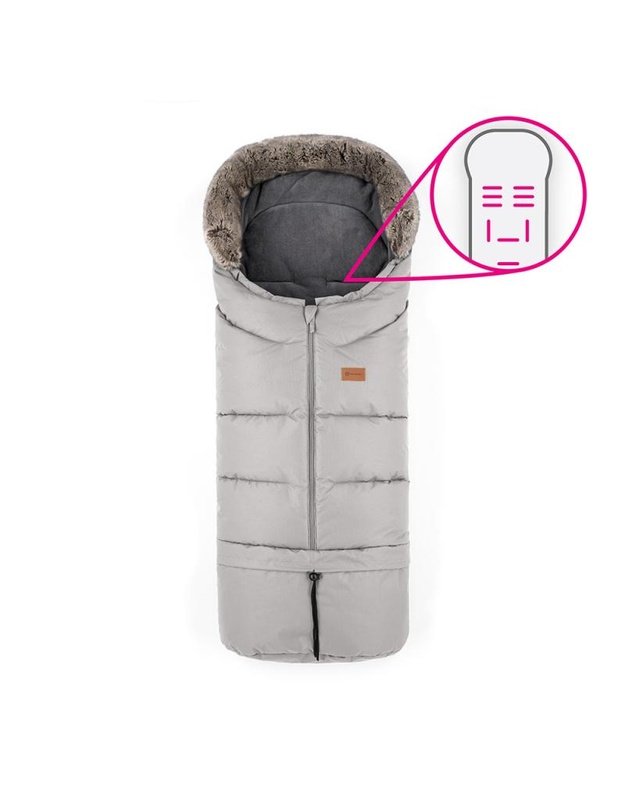 PETITE&MARS Arctic 4in1 Footmuff Champagne Shower 