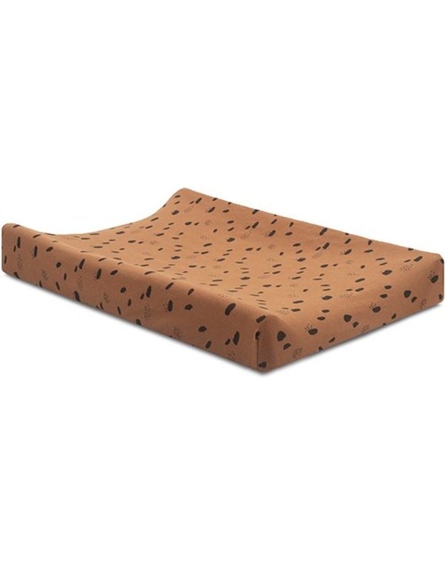 Jollein vystymo čiužinio užvalkalas Spot Jersey 50x70 cm Caramel