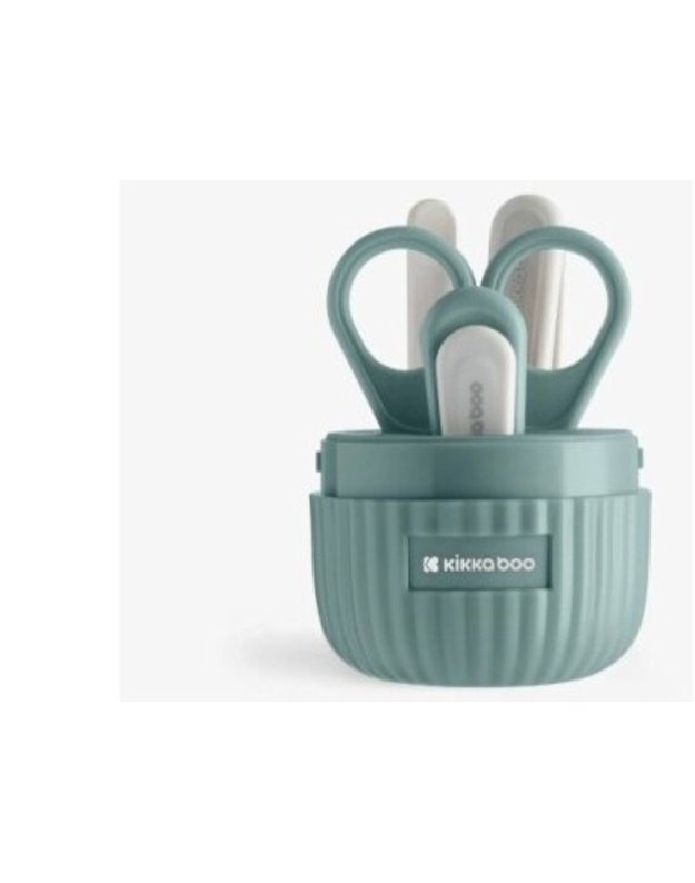 KikkaBoo kūdikio manikiūro rinkinys, 4 dalių Mint