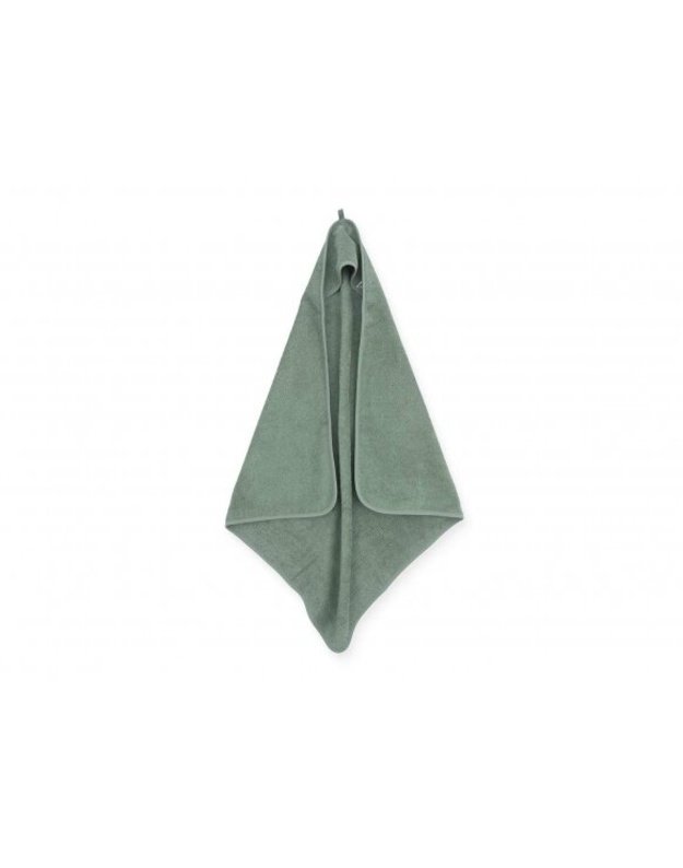 Jollein Terry Hooded Towel Stone Green 75x75 cm 