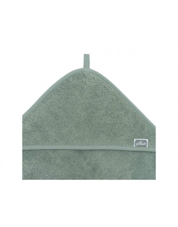 Jollein Terry Hooded Towel Stone Green 75x75 cm 
