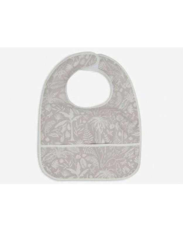 Jollein waterproof bib Bib with pocket Botanical Nougat 2pcs