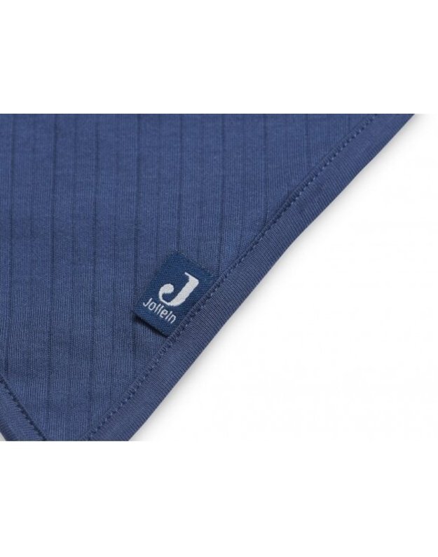Jollein Bib Bandana Basic Stripe Jeans Blue 2 pcs.