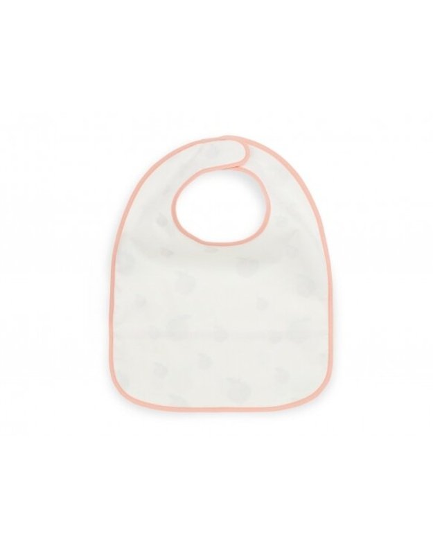 Jollein waterproof bib Bib with pocket Peach 2pcs.