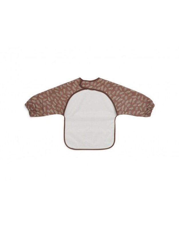 Jollein bib with sleeves, waterproof Meadow Chestnut