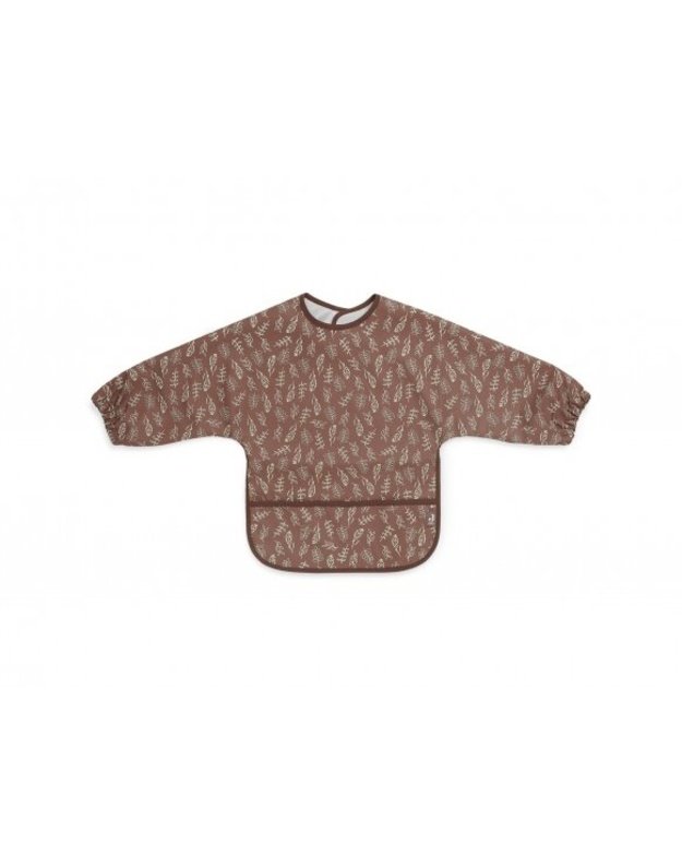 Jollein bib with sleeves, waterproof Meadow Chestnut