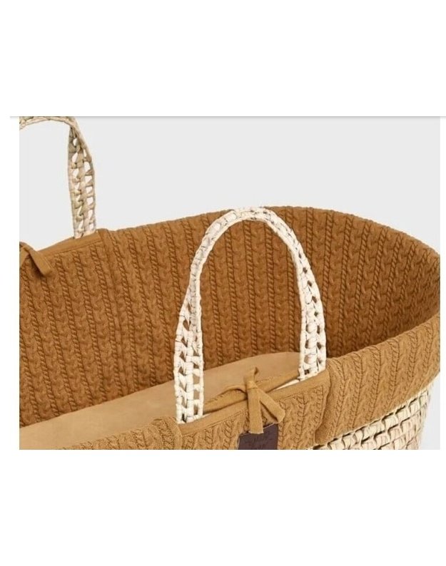The Little Green Sheep MOSES braided cradle HONEY