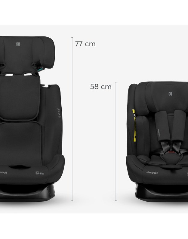 Automobilinė kėdutė Kikka Boo i-Explore Light Grey &ndash; i-Size (40-150 cm)