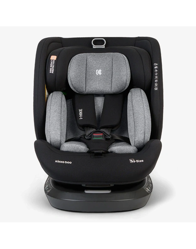 Car seat Kikka Boo i-Hike Light Grey – i-Size (40-150 cm)