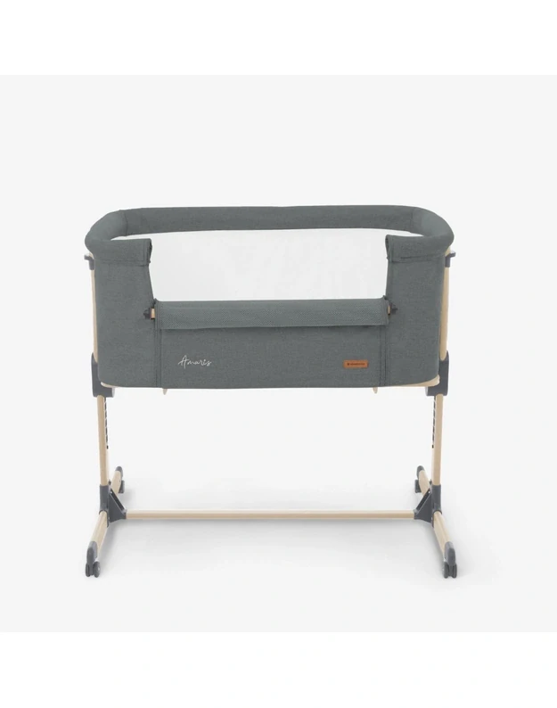 Kūdikių lovytė KikkaBoo Amaris Dark Grey