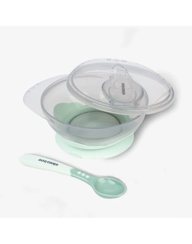 Silicone Suction Cup Bowl with Spoon – Pink