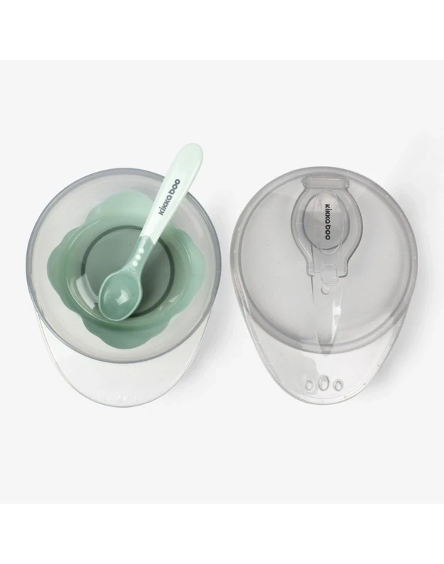 Silicone Suction Cup Bowl with Spoon – Pink