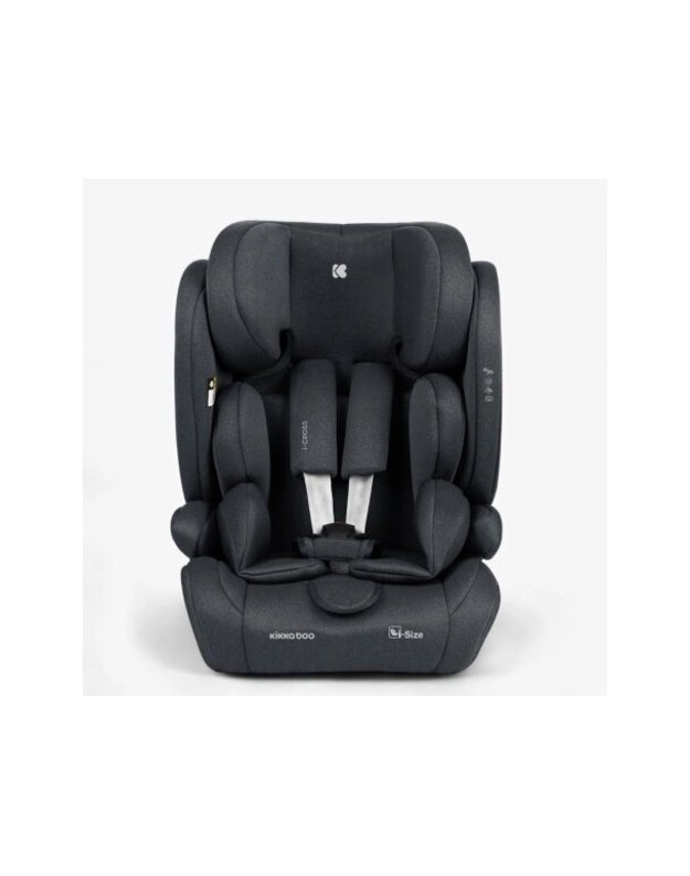 KikkaBoo i-Cross automobilinė kėdutė i-Size 76&ndash;150 cm Dark Grey