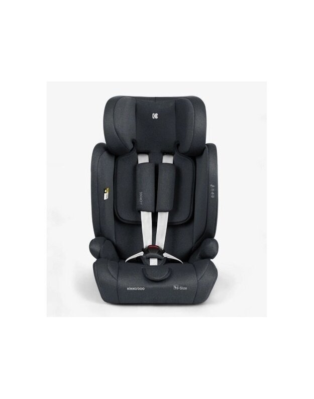 KikkaBoo i-Cross automobilinė kėdutė i-Size 76&ndash;150 cm Dark Grey