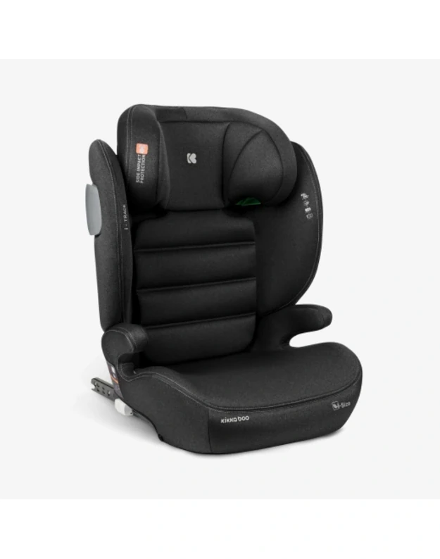 Automobilinė kėdutė KikkaBoo i-Track i-size 100-150cm Black