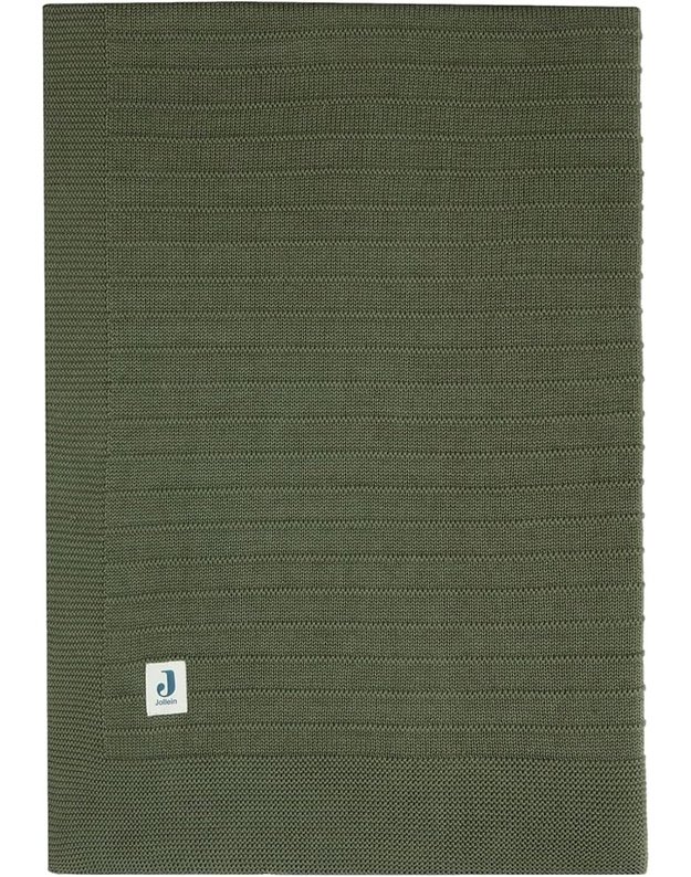 Jollein Pure Knit kūdikio pledas Green 75x100 cm