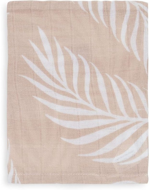 Jollein 3 dalių plovimo pir&scaron;tinių rinkinys Hydrophilic Nature Pale Pink 20x15 cm