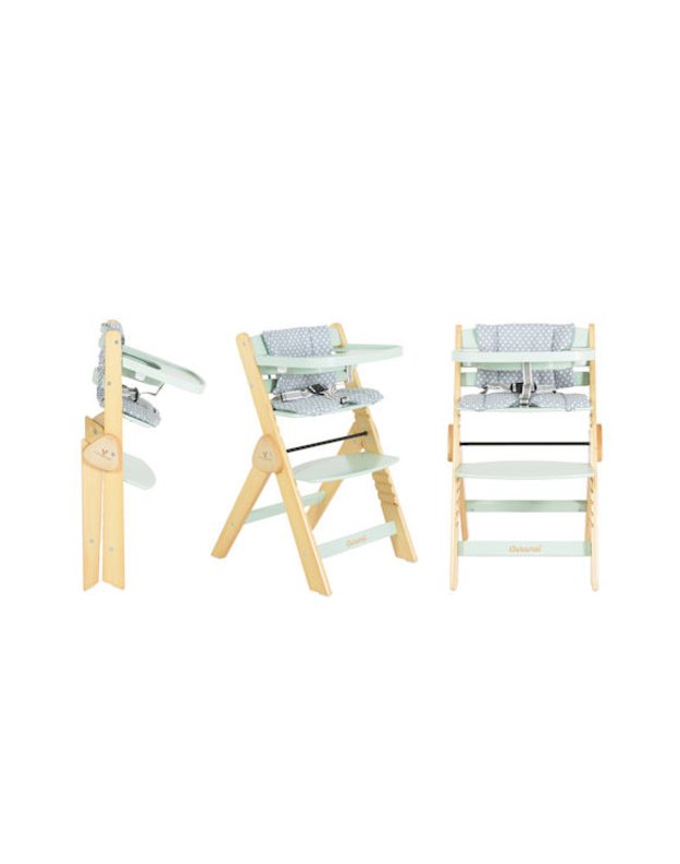 Cangaroo Caramel Mint High Chair 