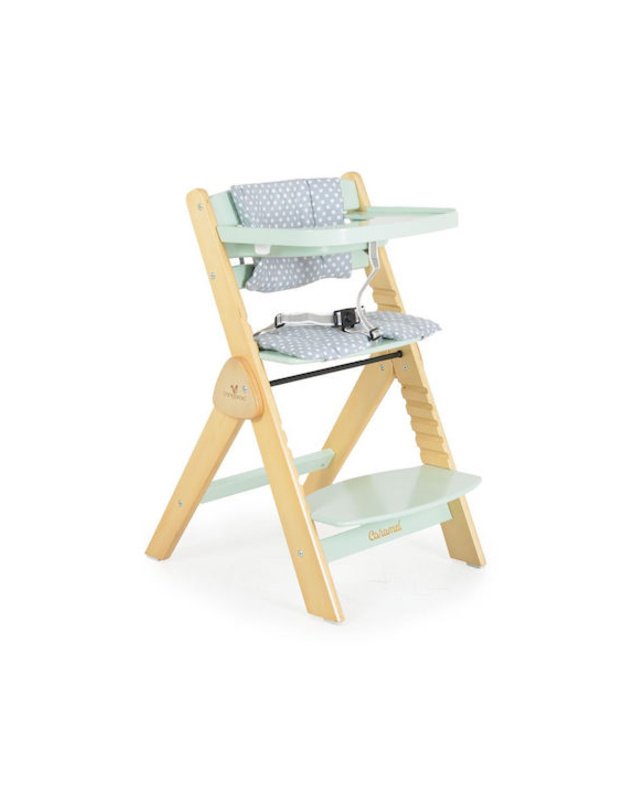 Cangaroo Caramel Mint High Chair 