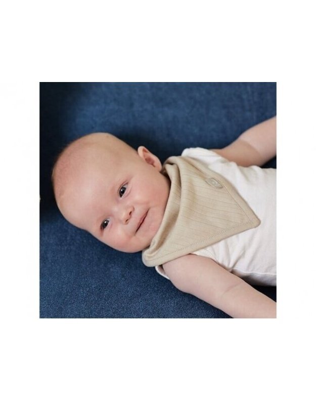 Jollein bib Bib Bandana Basic Stripe Nougat 2 pcs.