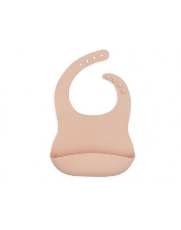 Jollein silicone bib Pale Pink