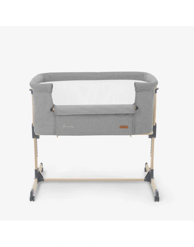 Baby Crib - Kikkaboo Amaris Light Grey