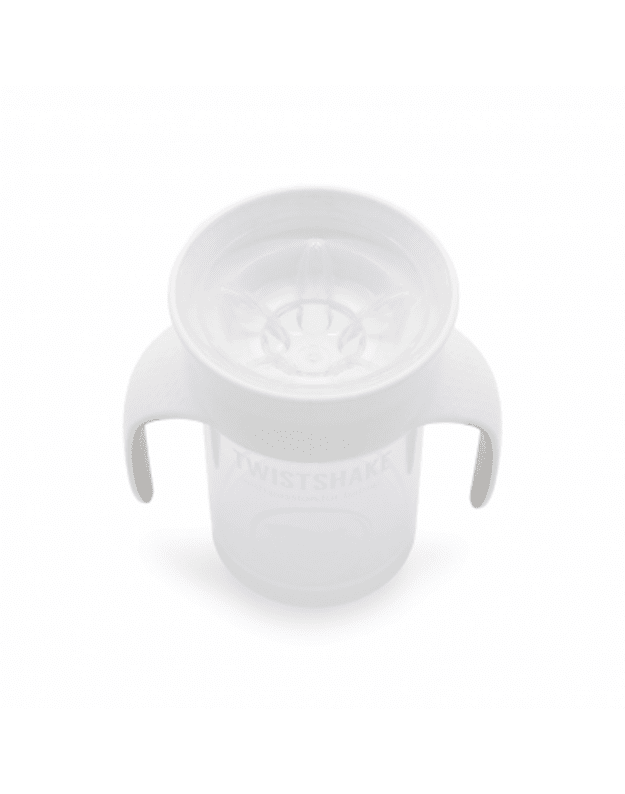 Twistshake White 360° Cup from 6 months 