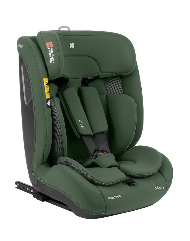 Automobilinė kėdutė KikkaBoo i-Flit i-Size 76&ndash;150 cm Army Green